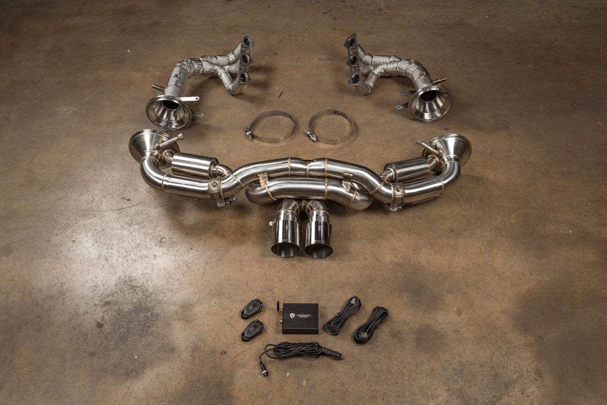 Valvetronic Designs Porsche 992 GT3 GT3 RS valved sport exhaust system