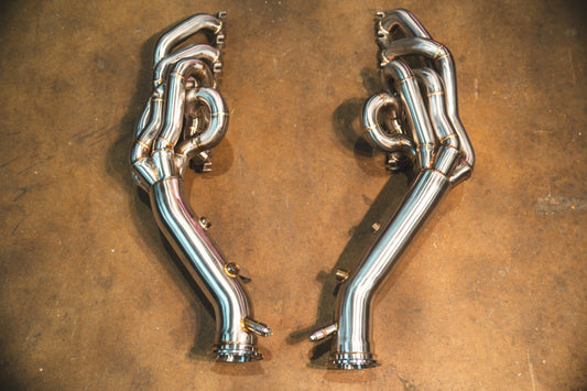 Valvetronic Designs Audi R8 Lamborghini Gallardo Huracan free flow headers