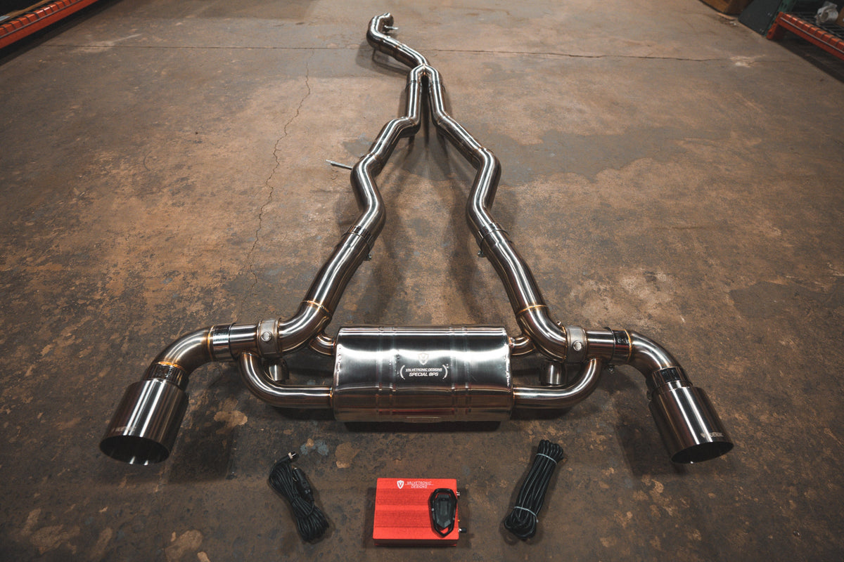 Valvetronic Designs Toyota Supra A90 A91 valved sport exhaust system