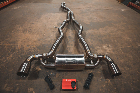 Valvetronic Designs Toyota Supra A90 A91 valved sport exhaust system