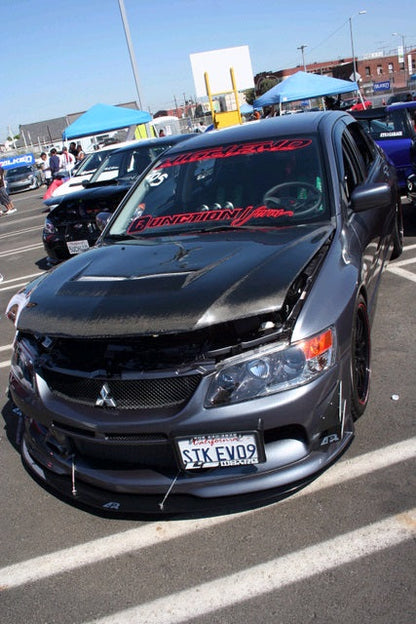 Carbon Fiber Front Wind Splitter- 2006-2007 Mitsubishi Evolution 9
