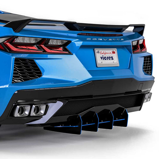 Vicrez 160LV Rear Diffuser vz102209 | Chevrolet Corvette C8 2020-2026