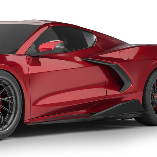 Vicrez 5VM Style Side Skirts vz102471 | Chevrolet Corvette C8 2020-2026