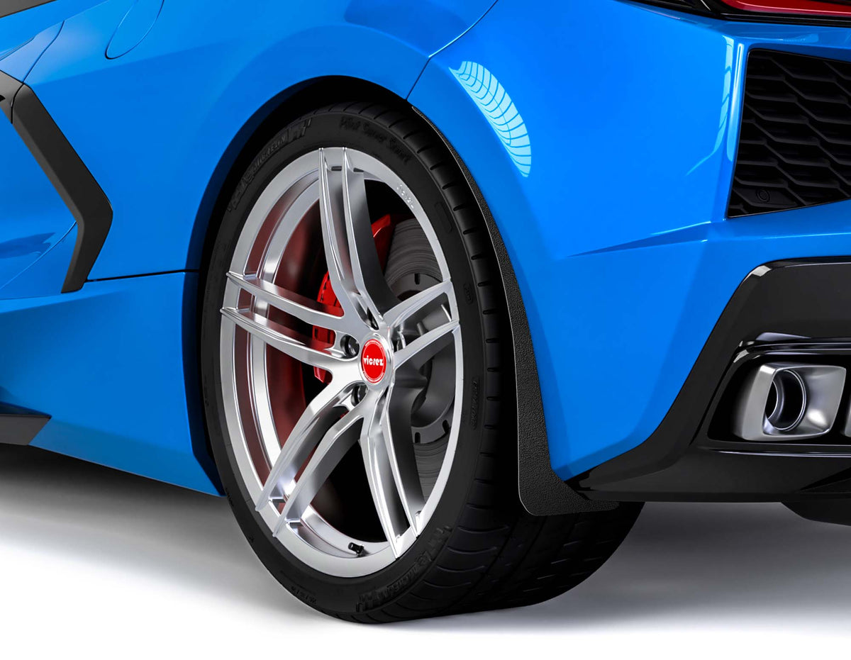 Vicrez Mud Flaps Rear vz101676 | Chevrolet Corvette C8 2020-2026