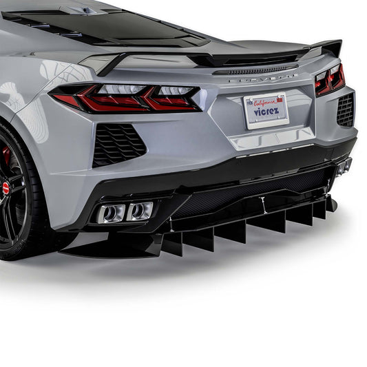 Vicrez R1 Rear Diffuser vz102106 | Chevrolet Corvette C8 2020-2026