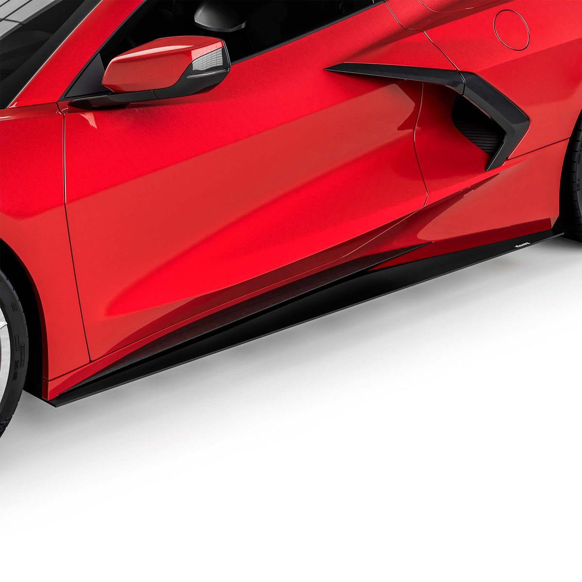 Vicrez R1 Side Skirt Splitters vz102104 | Chevrolet Corvette C8 2020-2026