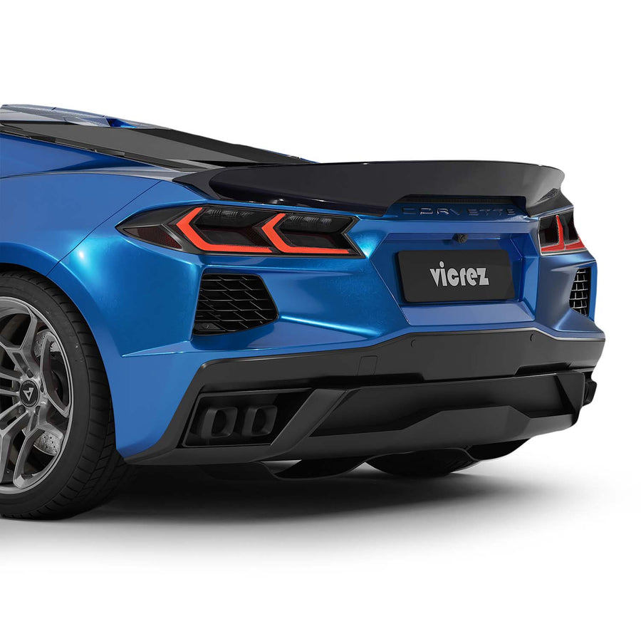 Vicrez V3R Style Rear Spoiler vz102473 | Chevrolet Corvette C8 2020-2026