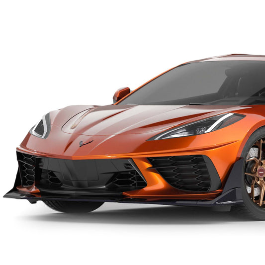 Vicrez VZR2 Style Front Bumper Lip VZ102461 for Chevrolet Corvette C8 2020-2026