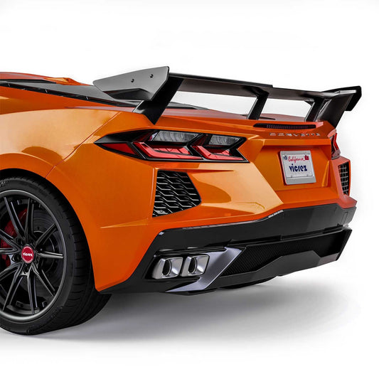 Vicrez High Wing Rear Spoiler VZ102472 for Chevrolet Corvette C8 2020-2026