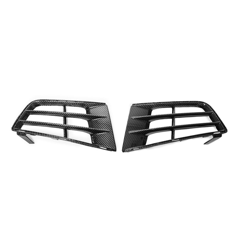 2016-19 Cadillac CTS-V DRY Carbon Fiber Front Accent Grill Insert image 7