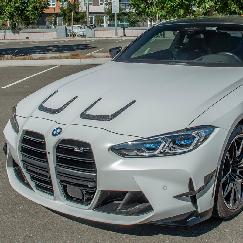 2021-Up BMW G80 M3 | G82 G83 M4 Front Hood Scoop Vent Cover image 2