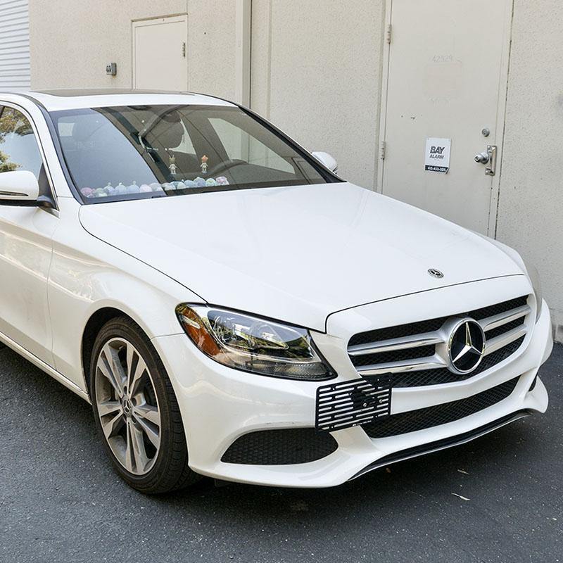 2015-Up Mercedes-Benz C-Class W205 Tow Hook License Plate Mount Bracket image 3
