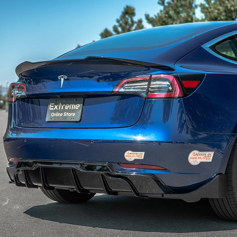 2017-23 Tesla Model 3 Rear Bumper Diffuser image 17