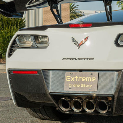 Corvette C7 DRY CARBON FIBER Rear Bumper Diffuser image 3