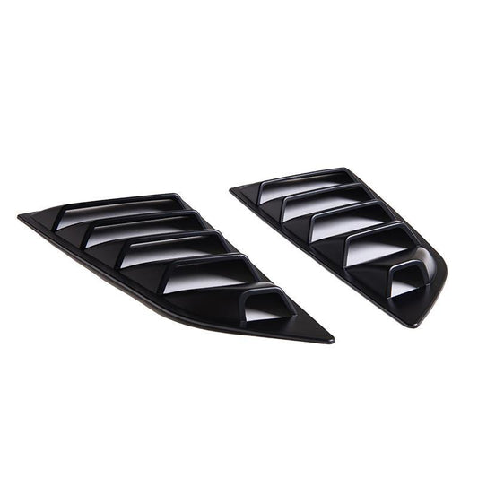 Corvette C7 Coupe Rear Side Window Louver Covers image 2