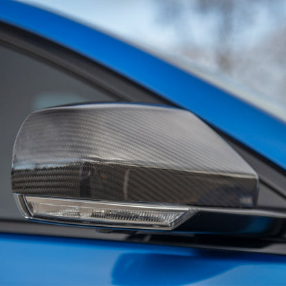 2013-18 Cadillac ATS ATS-V Sedan | GM Factory DRY CARBON FIBER Side Mirror Covers image 10