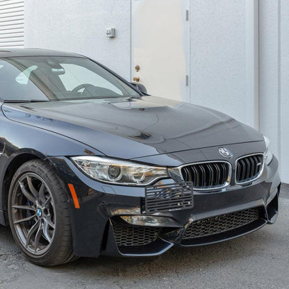 2015-20 BMW M4 F82 | F83 Tow Hook License Plate Mount Bracket image 1