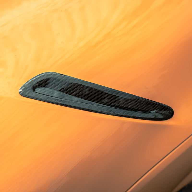 2020-Up Toyota Supra Front Side Hood Duct Cover image 3