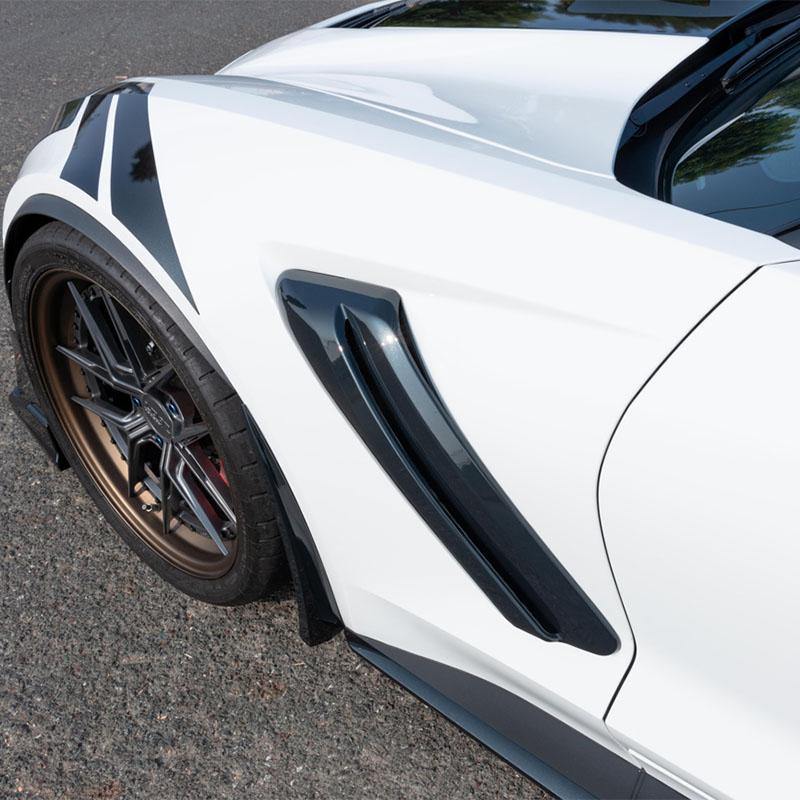 Corvette C7 ZR1 Conversion Side Fender Vents image 3