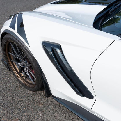 Corvette C7 ZR1 Conversion Side Fender Vents image 3