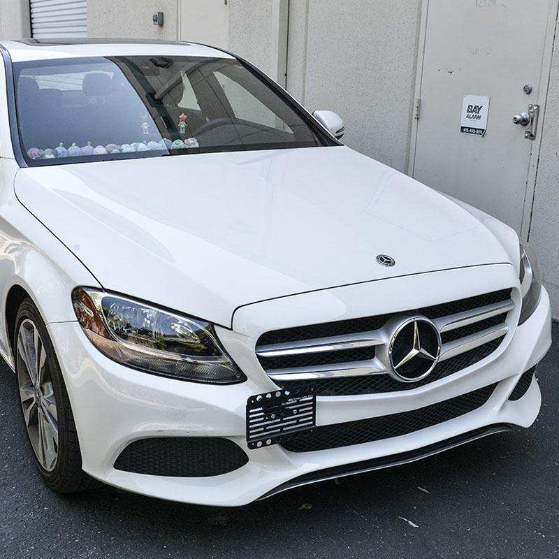 2015-Up Mercedes-Benz C-Class W205 Tow Hook License Plate Mount Bracket image 8
