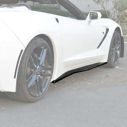 Corvette C7 Z06 Conversion Side Skirts Rocker Panels image 13