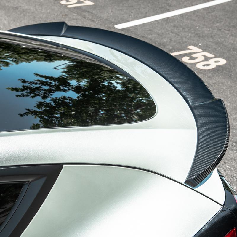 2020-24 Tesla Model Y Carbon Fiber Rear Trunk Spoiler image 14