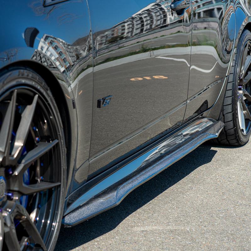 2009-15 Cadillac CTS-V Sedan / Wagon Carbon Fiber Side Skirts image 18
