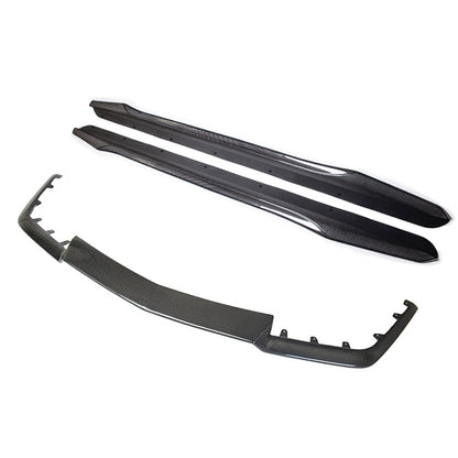2009-15 Cadillac CTS-V Carbon Fiber Front Splitter & Side Skirts image 25