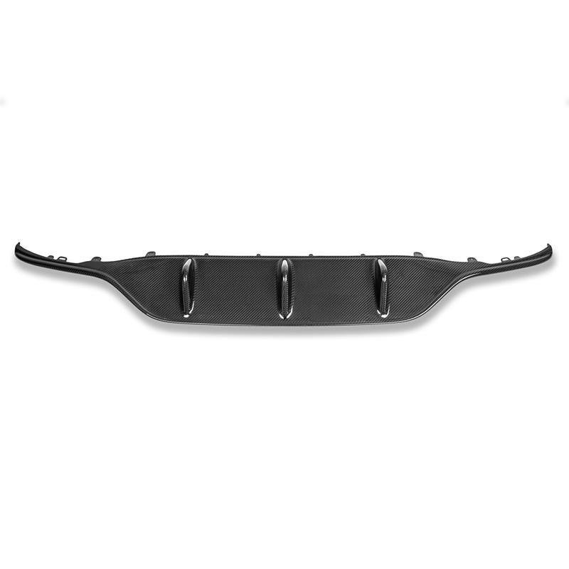 2015-18 Mercedes-Benz C-Class W205 AMG Carbon Fiber Rear Bumper Diffuser image 1
