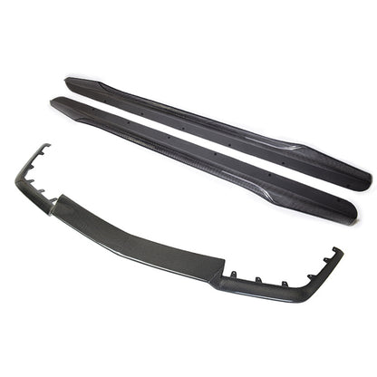 2009-15 Cadillac CTS-V Carbon Fiber Front Splitter & Side Skirts image 26