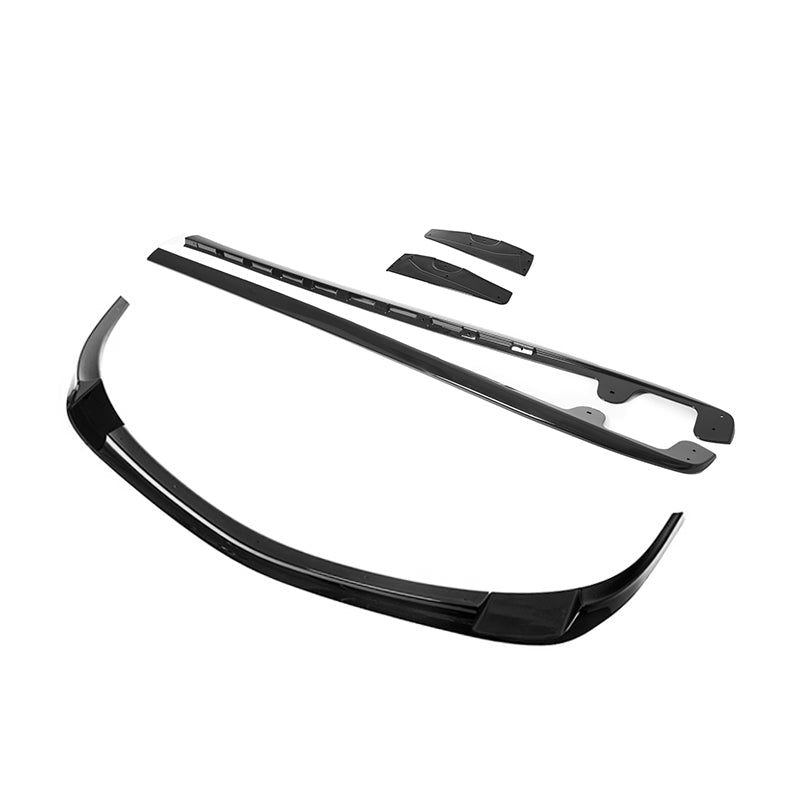 Corvette C6 Base | ZR1 Conversion Front Splitter Lip Side Skirts Rocker Panels image 1