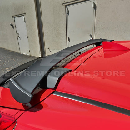 2016-21 Honda Civic Hatchback Spoon Style Rear Roof Spoiler Kit image 6