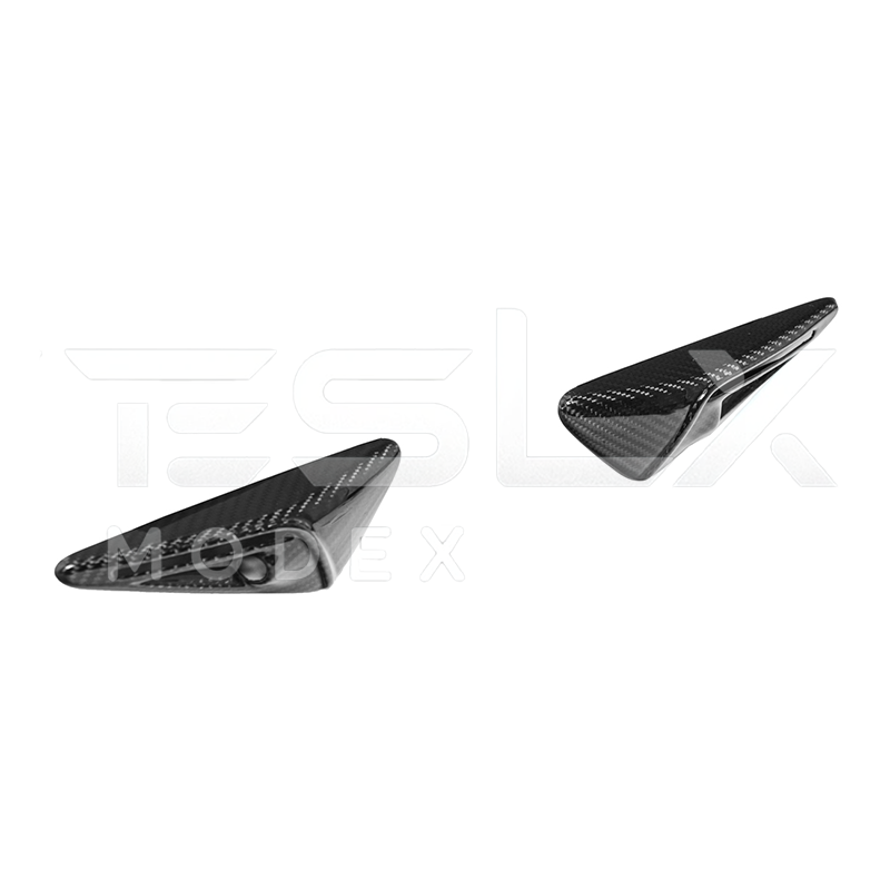 2020-23Tesla Model 3 20-24 Y Carbon Fiber Exterior All Inclusive Camera Covers image 1