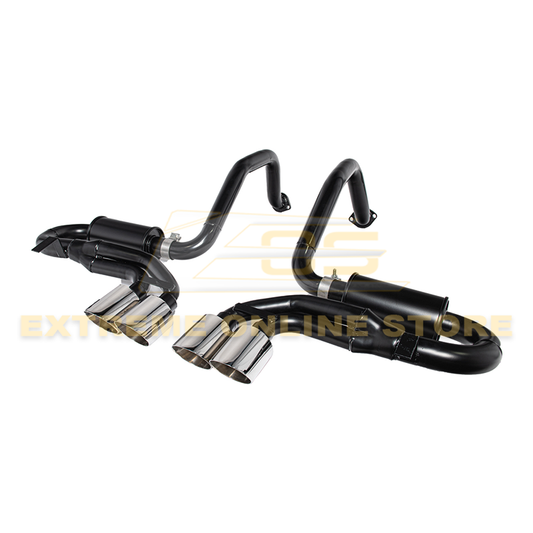 Corvette C5 Muffler Axle Back Quad Tips Exhaust image 1