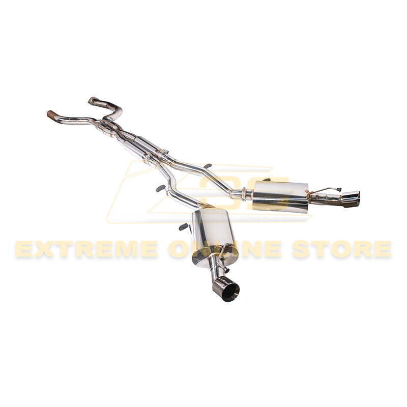 2016-PRESENT CHEVROLET CAMARO V8 COUPE DUAL TIPS CAT BACK EXHAUST image 1