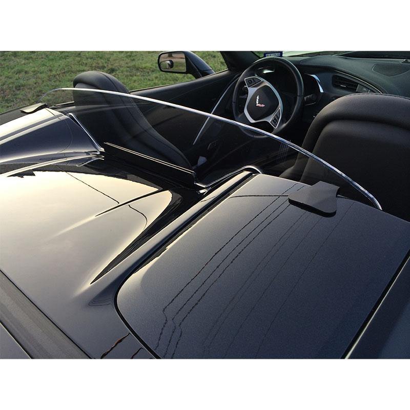 WindRestrictor® C7 Convertible Rear Add On Wind Deflector image 1
